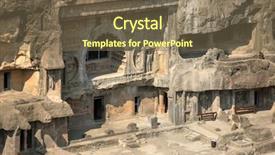  Presentation with caves - PPT layouts having caves near aurangabad maharashtra state background and a violet colored foreground