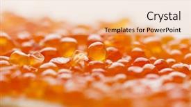  Presentation with food fish - Presentation theme featuring caviar sendwich - fish eggs healthu luxury raw food background and a lemonade colored foreground