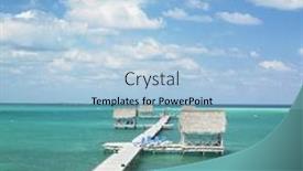  Presentation with cuba - Cool new PPT theme with cayo guillermo ciego de avila province cuba backdrop and a light blue colored foreground