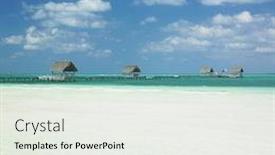  Presentation with cuba - Slides enhanced with cayo guillermo ciego de avila province cuba background and a sky blue colored foreground