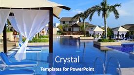  Presentation with cuba - Cool new slide set with cayo-santa-maria-cuba-july backdrop and a teal colored foreground