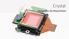  Presentation with ccd camera - PPT layouts enhanced with ccd-sensors-from-the-modern background and a white colored foreground
