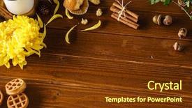  Presentation with inspiration - Presentation with ccelosia - autumn inspiration background and a  colored foreground