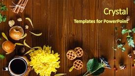  Presentation with inspiration - Amazing slide set having ccelosia - autumn inspiration backdrop and a  colored foreground