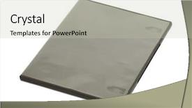  Presentation with case - Cool new slides with cd cover - cd case backdrop and a mint green colored foreground