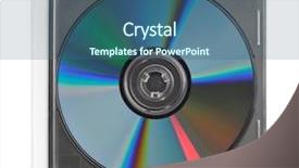  Presentation with case - Beautiful slides featuring cd cover - cd in clear plastic case backdrop and a ocean colored foreground