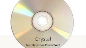  Presentation with white - Slides having cd-isolated-on-white-dvd background and a soft green colored foreground