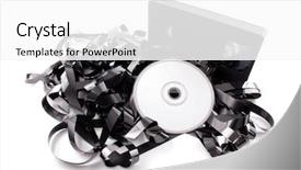  Presentation with film - PPT theme enhanced with speed skating 3d rendering vintage old red sign background and a coral colored foreground