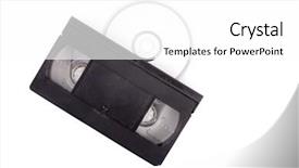  Presentation with photo - Cool new PPT theme with cd label - photo of transfering to dvd backdrop and a white colored foreground