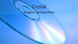  Presentation with career milestone close up - Theme consisting of cd rom drives - close-up of the cd background and a  colored foreground