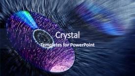  Presentation with cdr - PPT theme having cdr - abstract blue tube with cd background and a ocean colored foreground