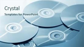  Presentation with cdr - PPT layouts featuring cdr - cd background background and a sky blue colored foreground