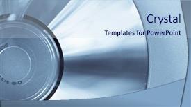  Presentation with close up of a chess - Presentation theme with cdr - close up of a disc background and a sky blue colored foreground