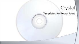  Presentation with pure white - Presentation having cdr - dvd disc shot background and a white colored foreground
