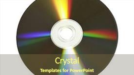  Presentation with blank - Audience pleasing slide deck consisting of cdrom - blank dvd backdrop and a tawny brown colored foreground