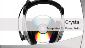  Presentation with cd rom drive cd - Cool new slide deck with served restaurant table ready backdrop and a  colored foreground.