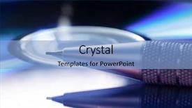  Presentation with pencil scantron - Presentation theme having cdrom - pencil on the cd background and a  colored foreground