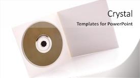  Presentation with cardboard - Amazing theme having cdrom - photo of cd cardboard case backdrop and a pink colored foreground