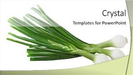  Presentation with pearl - Beautiful presentation featuring cebollitas green pearl sclallions onions backdrop and a white colored foreground