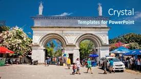  Presentation with garden city - PPT layouts featuring cebu-city-philippines-march-25 background and a  colored foreground