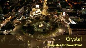  Presentation with metropolitan - Presentation design consisting of cebu-philippines-march-25-2016 background and a tawny brown colored foreground