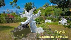  Presentation with garden city - Slide set with cebu-philippines-march-25-2106 background and a  colored foreground