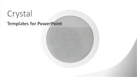  Presentation with audio speaker - Amazing slide set having ceiling-audio-speaker-isolated backdrop and a white colored foreground