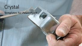  Presentation with tabs - Audience pleasing presentation consisting of ceiling fan - electrician using a screwdriver backdrop and a  colored foreground