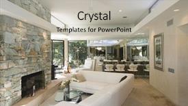  Presentation with area - Beautiful presentation theme featuring ceiling fan - sunken seating area and stone backdrop and a light gray colored foreground