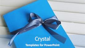  Presentation with color - PPT theme with celebation teacher day - book wrapped with color ribbon background and a  colored foreground