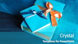  Presentation with blank note book and wooden - Slide deck having pond abstract of religion background and a coral colored foreground