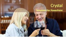  Presentation with celebrate - PPT theme having celebrate a special occasion background and a  colored foreground