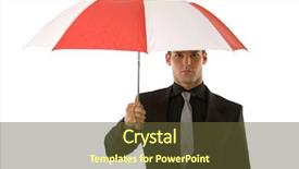  Presentation with successful person - Presentation design consisting of celebrate carefull - successful young business person holding background and a tawny brown colored foreground