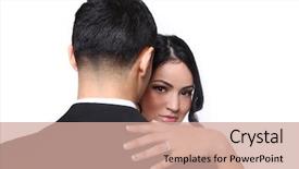  Presentation with wedding but not for love - Slide set enhanced with celebrate church family - beautiful happy wedding couple background and a  colored foreground