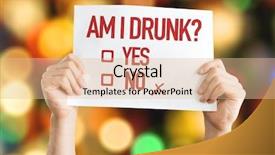  Presentation with recovery - Theme featuring celebrate recovery - am i drunk placard background and a lemonade colored foreground