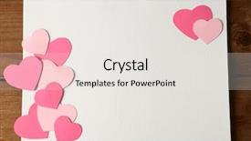  Presentation with hearts - Cool new presentation theme with celebrate recovery - beautiful hand made post card backdrop and a white colored foreground