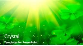  Presentation with nature design - Audience pleasing PPT layouts consisting of celebrating abstract border art design backdrop and a forest green colored foreground