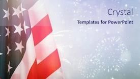  Presentation with independence - Amazing presentation design having celebrating-independence-day-united-states backdrop and a sky blue colored foreground