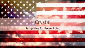  Presentation with independence day - Amazing slide deck having  backdrop and a  colored foreground