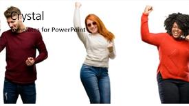  Presentation with energy power - Beautiful slide deck featuring celebrating victory expressing big success backdrop and a lemonade colored foreground