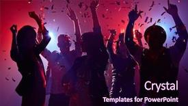  Presentation with new year - Presentation design enhanced with celebration - celebrating new year background and a wine colored foreground