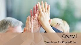  Presentation with giving - Beautiful theme featuring merry christmas and happy new year winter season with snow and copy space for text backdrop and a violet colored foreground