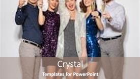  Presentation with happy holidays - Presentation consisting of celebration-and-holidays-concept-happy background and a coral colored foreground