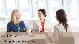  Presentation with happy holidays - Beautiful slide deck featuring celebration and lifestyle concept - happy backdrop and a coral colored foreground