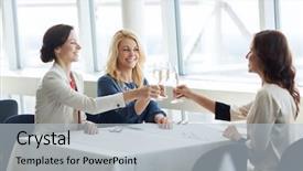  Presentation with happy holidays - Amazing slide deck having celebration and lifestyle concept - happy backdrop and a light blue colored foreground