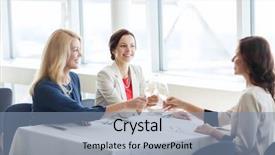  Presentation with happy holidays - PPT theme having celebration and lifestyle concept - happy background and a seafoam green colored foreground