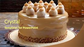  Presentation with amul milk - Slides enhanced with celebration birthday tea - covered cake milk sweet background and a coral colored foreground