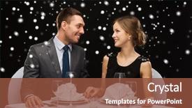  Presentation with black people wrestling - Theme having celebration christmas holidays and people background and a  colored foreground