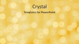  Presentation with golden lights - Audience pleasing slide set consisting of celebration concept - blurred golden background backdrop and a yellow colored foreground