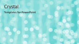  Presentation with blue mint - PPT theme consisting of celebration concept - blurred green background and a arctic colored foreground